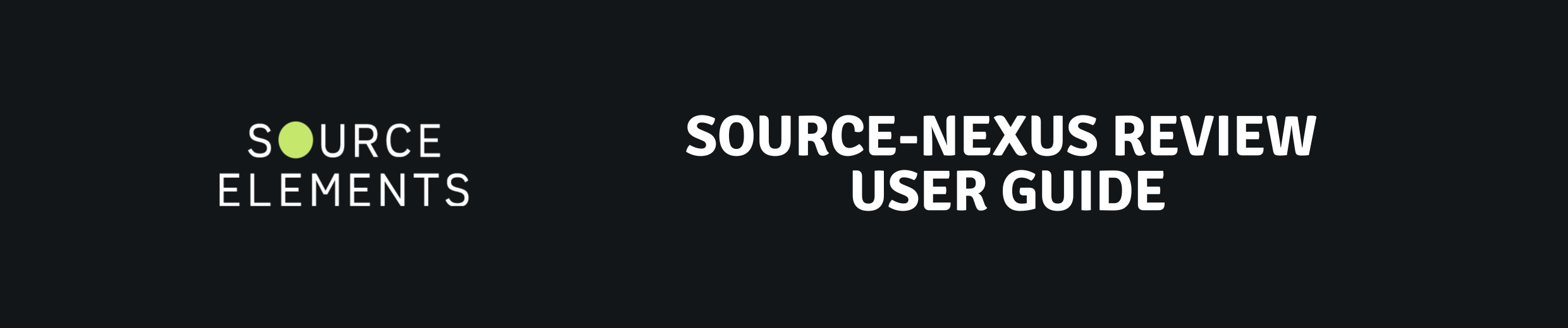 Source-Nexus Review User Guide